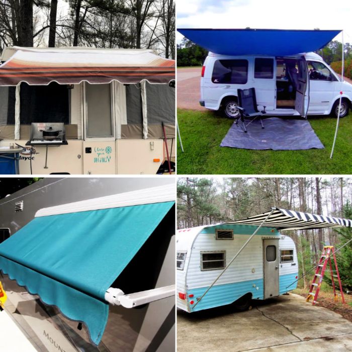 Diy camper awning