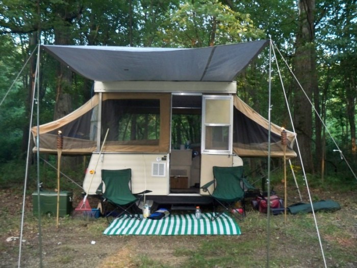 Diy camper awning