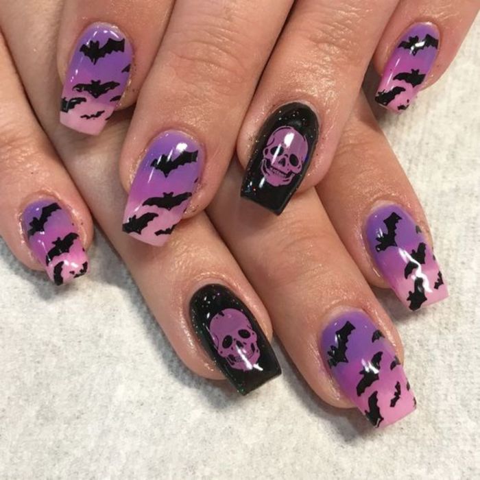 Diy halloween nails