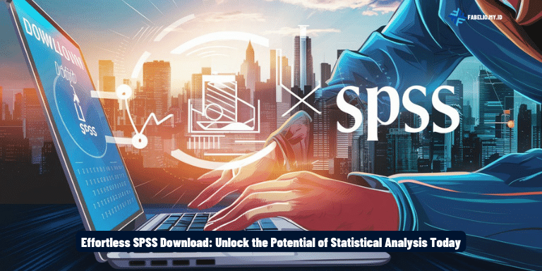 Effortless SPSS Download Unlock the Potential of Statistical Analysis Today