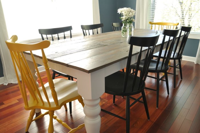 Diy farmhouse style table