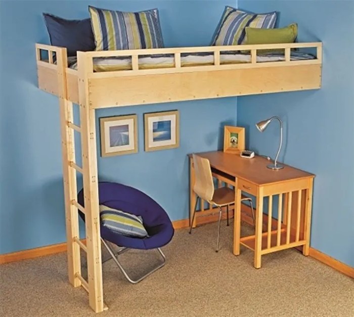 Diy lofted bed