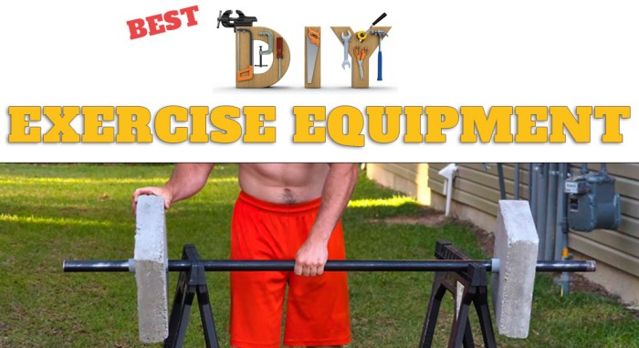 Diy exercise equipment