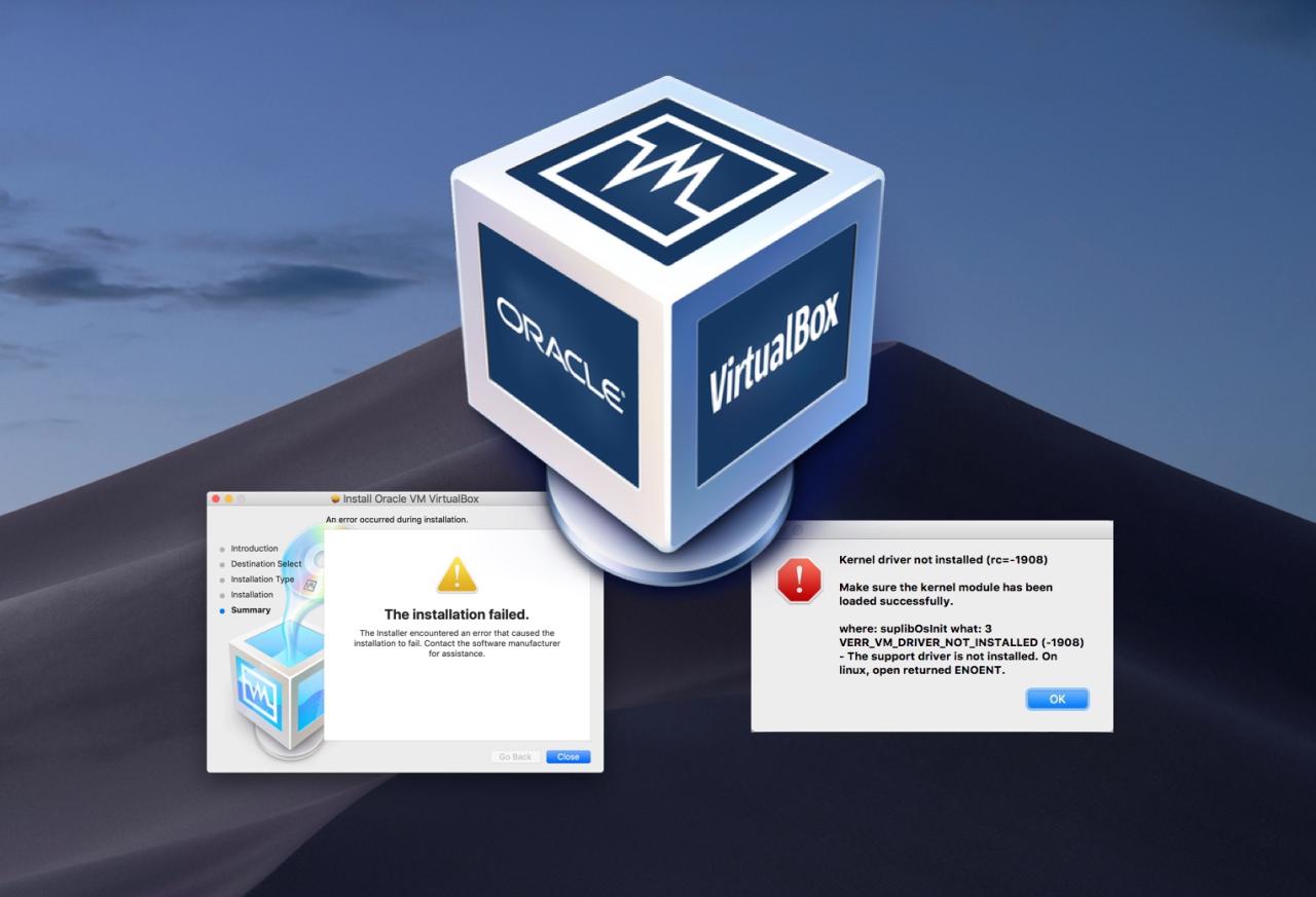 Virtualbox mac